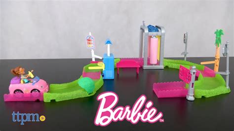 Barbie On The Go Car Wash From Mattel Youtube