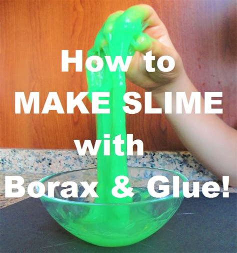 How To Make Slime With Borax And Glue Feltmagnet