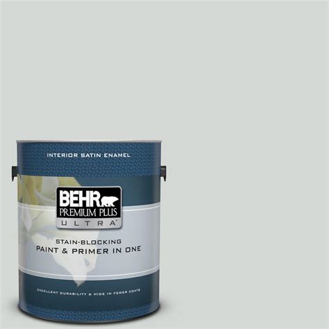 Behr Premium Plus Ultra Gal Ppu Misty Coast Satin Enamel