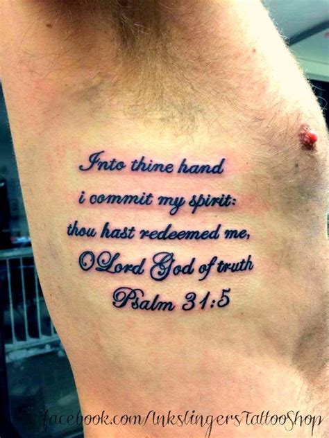 Psalm Verse Tattoo Ribs Billyinkslinger Verse Tattoos Psalms Rib Tattoo