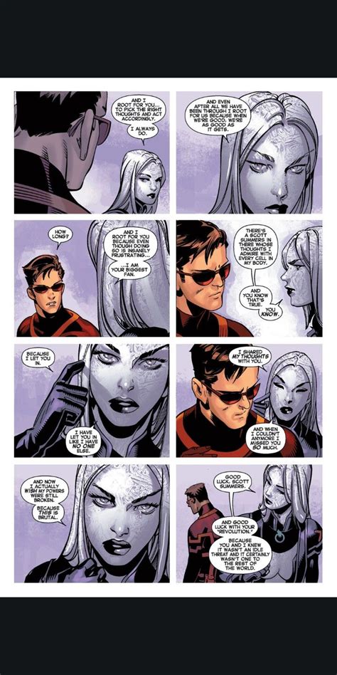 Emma Frost Confronts Cyclops About What Its Like To Stand By Him