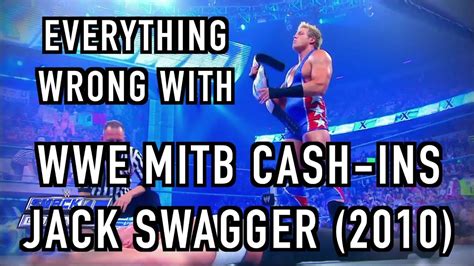 Everything Wrong With WWE MITB Cash-Ins: JACK SWAGGER 2010 - YouTube