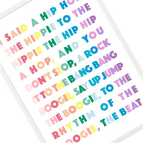 rappers delight poster rappers delight lyrics print etsy uk