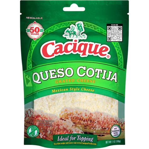 Queso Cotija Grated Cheese Cacique Inc