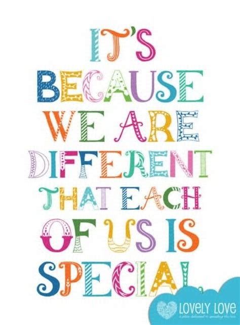 We Are All Different Quotes Quotesgram