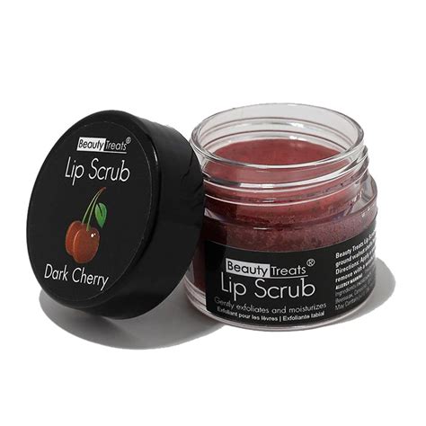 Tẩy Da Chết Cho Môi Beauty Treats Lip Scrub Dark Cherry Lọ 105g