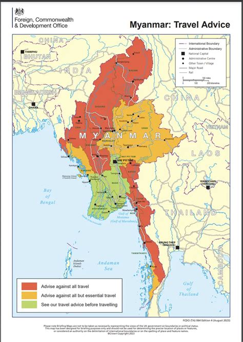 Uk Government Advises British Citizens To Avoid 9 Conflict Regions In Myanmar Narinjara News