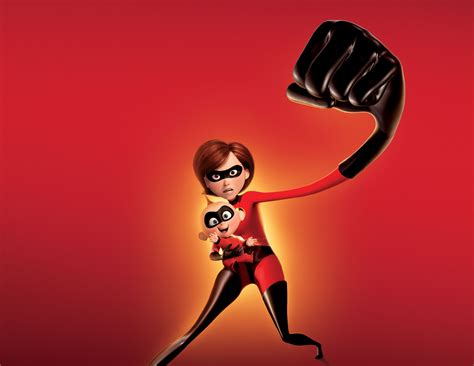 Elastigirl And Jack Jack Parr In The Incredibles 2 Wallpaper Hd Movies