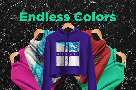 Download Crop Top Hoodie Mockup (176021) | Mock Ups | Design Bundles