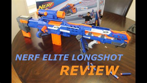 Review Nerf N Strike Elite Longshot Cs 6 Unboxing Review And Firing