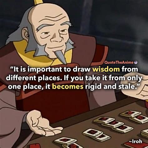 10 Powerful Avatar The Last Airbender Quotes Avatar Quotes Iroh