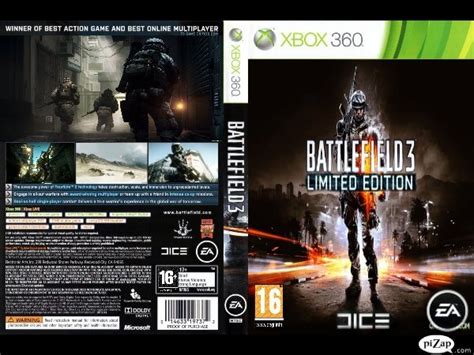 Battlefield 3 Limited Edition Xbox 360 Box Art Cover By Ronakit