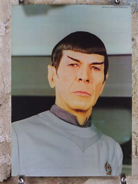 Original Vintage Star Trek The Movie Poster Spock Leonard Etsy Uk