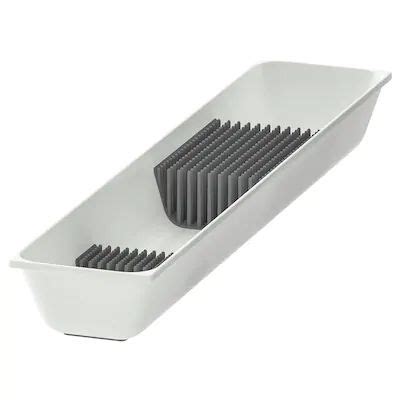 El diseño a la moda con cajones de tela con frontal acabados en tejano y asas de madera combina con cualquier decoración. Organizadores de Cajones - Cocina - IKEA | Organizador de ...