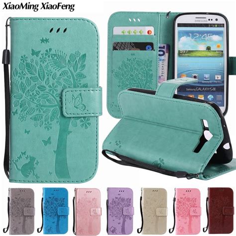Leather Case For Samsung Galaxy S3 Neo Case Wallet Flip Cover Phone