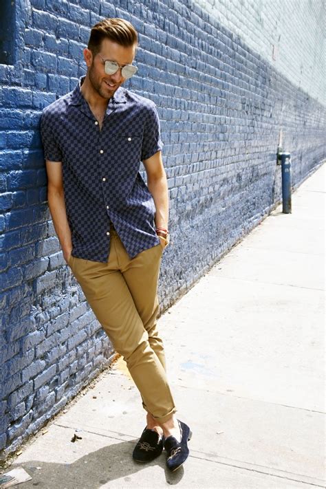 Shop macy's today for the latest style & co styles. Cuban collar shirt + sunglasses | Men fashion casual ...