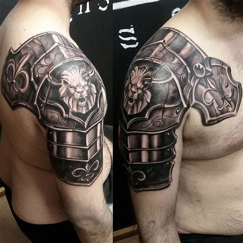 Shoulder Armor Tattoo Designs Ideas And Meaning Tattoos