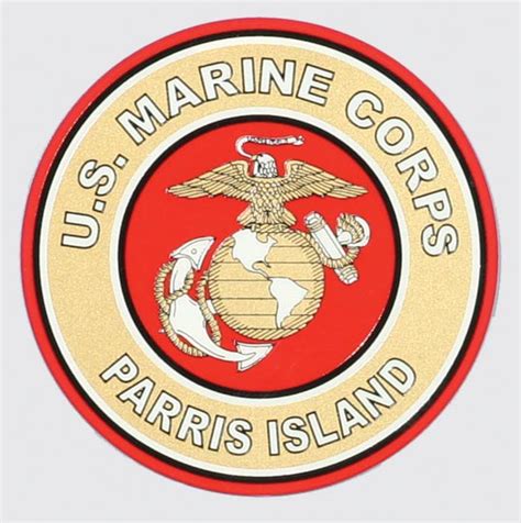 Us Marine Corps Parris Island With Eagle Globe And Anchor