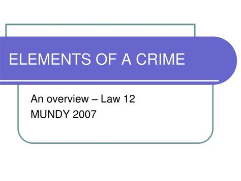 ppt elements of a crime powerpoint presentation free download id 4775793