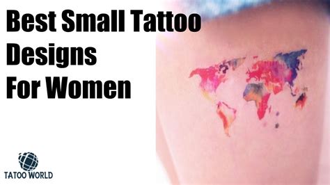 A small tattoo on a woman's when choosing small girls tattoos, you have to keep in mind that even a little design requires a careful approach as it can hold a lot of meaning for its owner. Best Small Tattoo Designs For Women part 1 | TATOO WORLD ...