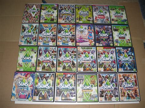 The Sims 3 Expansion Pack Pc Cd Rom Sims3 Base Game Individual Add