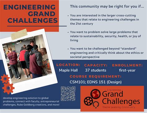 Engineering Grand Challenges Residence Life