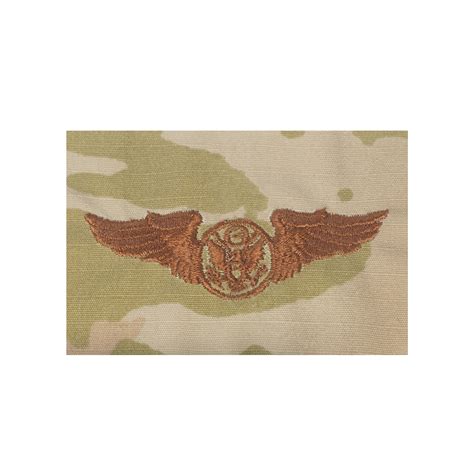 Us Air Force Enlisted Aircrew Basic Ocp Spice Brown Sew On Badge