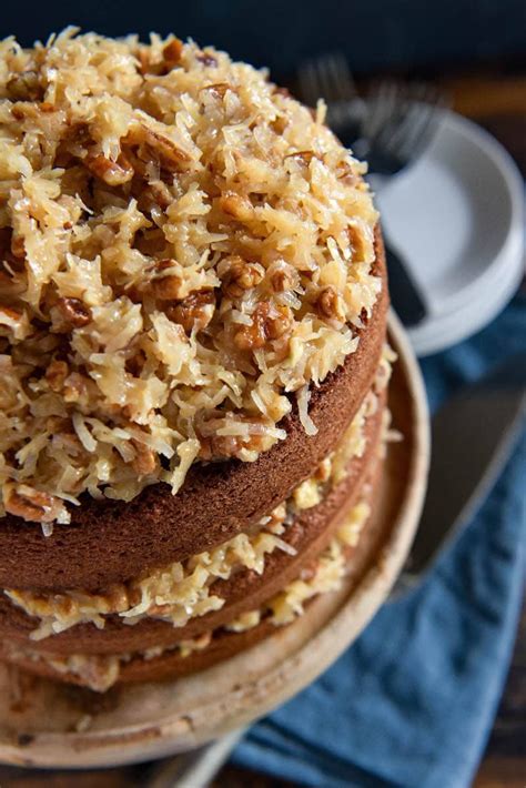 Easy Recipe Delicious Homemade German Chocolate Cake And Frosting The Healthy Cake Recipes