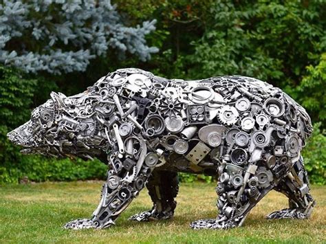 Artist Makes Incredible Sculptures Made Out Of Recycled Materials