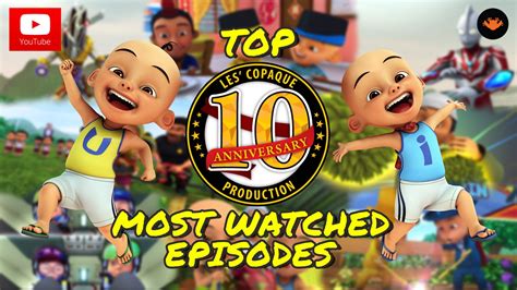 Upin And Ipin Top 10 Most Watched Episodes Youtube