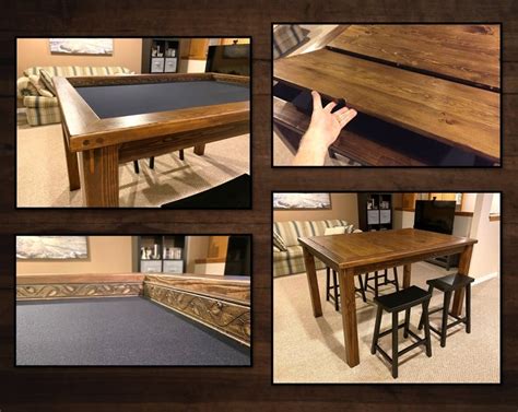 Build Your Own Gaming Table With Recessed Vault And Vault Etsy