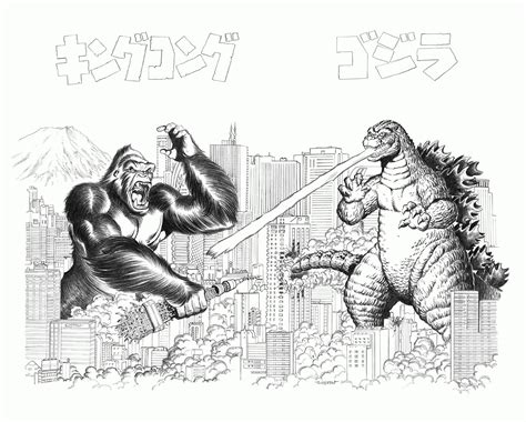 Some of the coloring pages shown here are godzilla coloring coloring for kids click on the coloring page to open in a new window and print. Fine Coloring Page King Kong that you must know, You?re in ...