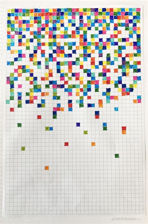 Grid Art - An easy art journal idea for all ages - Picklebums 600 x 906 jpeg 150 кб.
