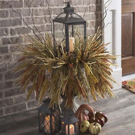 Decorating Ideas For Christmas Lantern With Wood Base Owens Thatimed