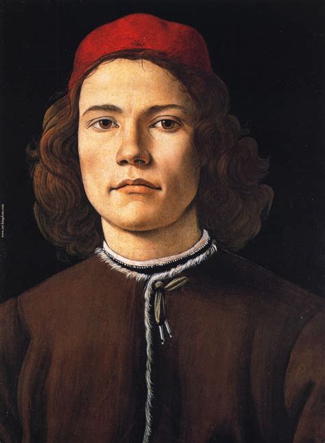 Sandro Botticelli Portrait Of A Young Man Renaissance Artists