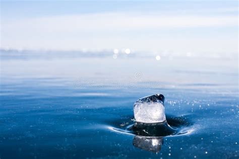 Blue Ice Macro Photo Of Ice Stock Photo Image Of Clean White 64153860