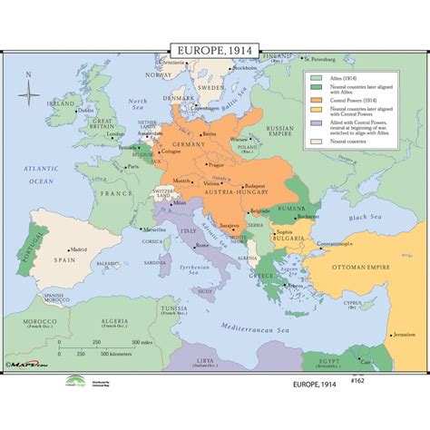The 1914 palestinian arab population of 700,000 was in fact above average for the area, and its if you compare a population of russian empire in 1914 and of the same territories today, you would. Universal Map World History Wall Maps - Europe 1914 | Wayfair