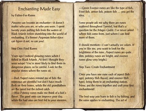 Enchanting Made Easy Elder Scrolls Fandom