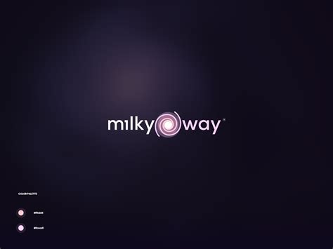 Milky Way Logo Design By Mariusz Mitkow On Dribbble