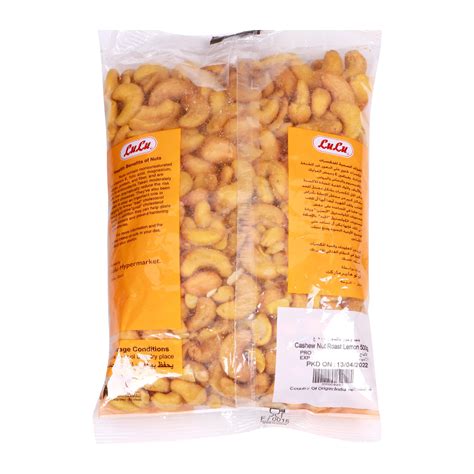 قم بشراء Lulu Cashew Nut Roast Lemon 500g Online At Best Price من الموقع من لولو هايبر ماركت