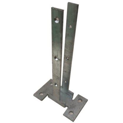 Poteau bois en h diego naturel, l.7 x p.7 x h.220 cm. Pieds de poteaux bois | Idea Bois Nicolas