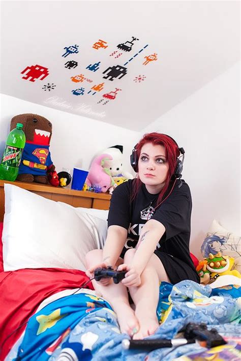 Real Gamer Girls Photoshoot Gamer Girl Gamer Girl Outfit Real Gamer Girl