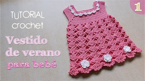 Como Tejer Vestido A Crochet Para Bebe 1 2 YouTube