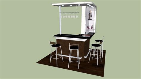 Mini Bar Counter 3d Warehouse