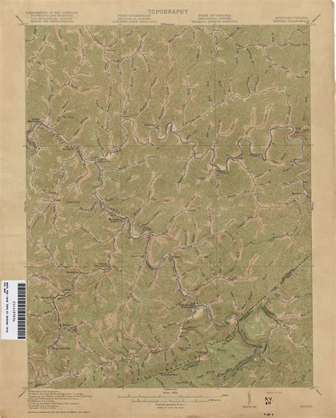 Kentucky Topographic Map Elevation Relief