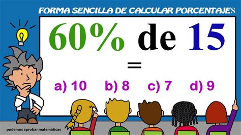 Forma Sencilla De Calcular Porcentajes YouTube