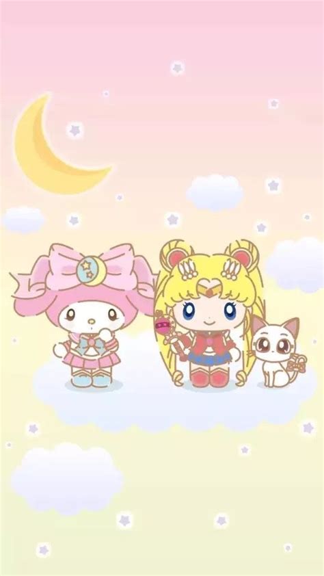 Pin By 🔮 Kuromi 🔮 On Melody Sailor Moon Wallpaper Hello Kitty