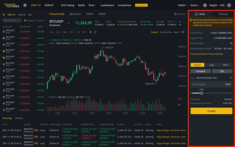 Futures Grid Trading Auto Parameters Guide Binance Support