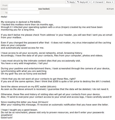 Extortion emails have surged recent weeks, with demands for money in exchange of not releasing extortion claims. Extortion phishing! Wide ranging email attacks landing in Aussie inboxes