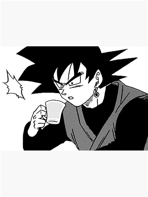 Goku Black Drinking Tea Canvas Print For Sale By Captainbigman